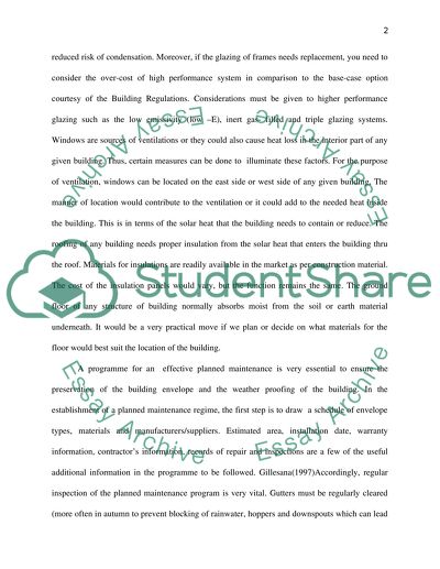 Construction Technology: Provisions of the Basic Environmental Envelope and the Effects of Weather on Buildings