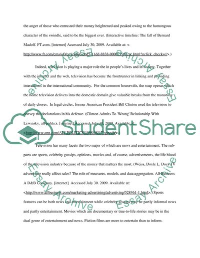 Good Television Presentation