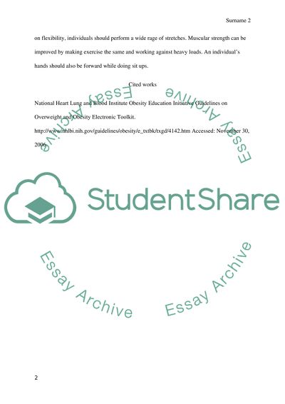Fitness assessment analysis