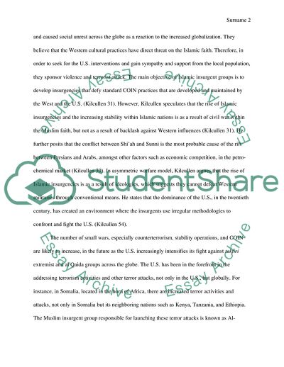 David Kilcullens Models of Global Instability