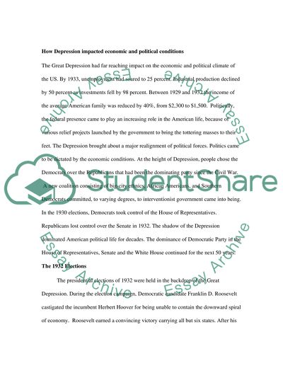 Great Depression and the New Deal