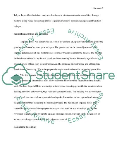 Imperial Hotel in Tokyo, Japan