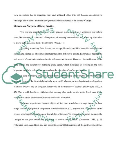 Ethnography as Memory