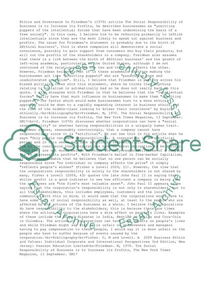 Ethics and Governance