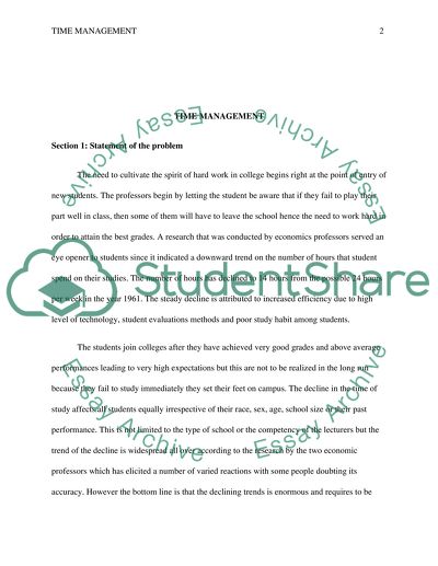 I Need Time Management Advice