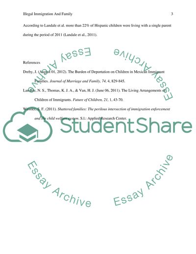 Illegal Immigration and Family