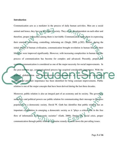 Briefing on Impact of Current Trends or Future of Public Relation for CEOs TED Speech