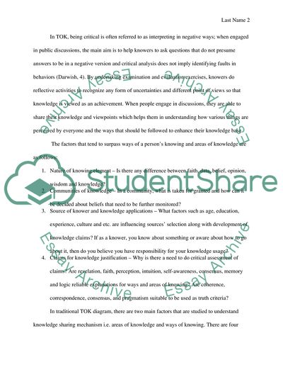 Tok essay imagination vs knowledge picture