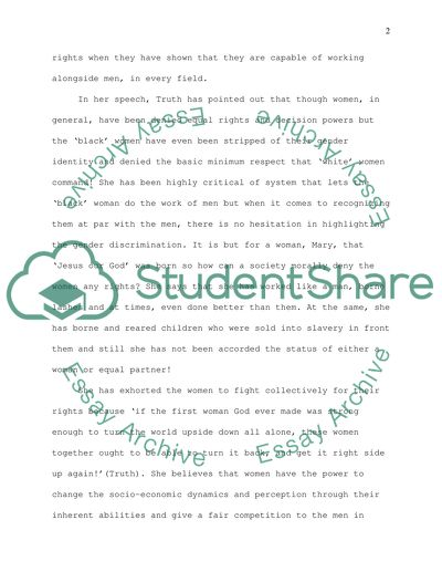 Aint I a Woman Critique