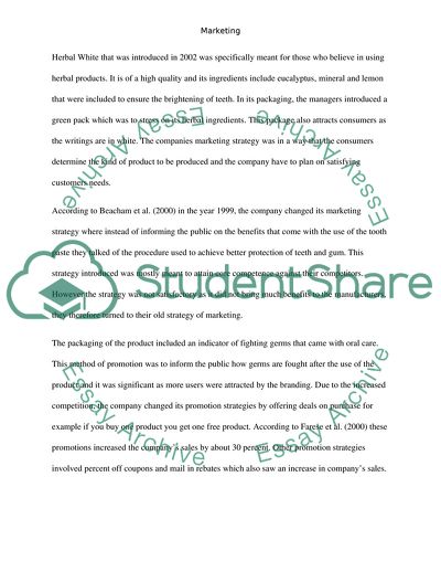 Marketing Strategy of Colgate-Palmolive