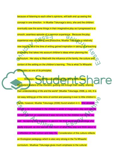 New Zealand Early Childhood Education Learning Theories Link with Teaching