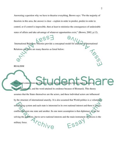 Alexander Wendt Anarchy Theory