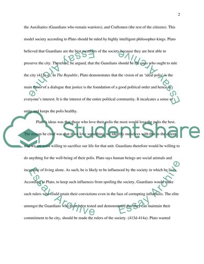 Plato and His Perception of The Universe