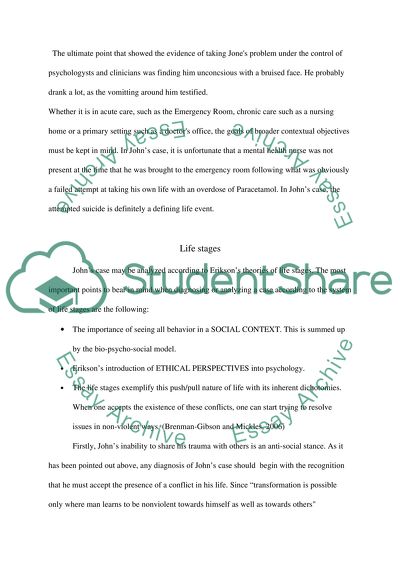 Promoting Mental Health and Adaptation