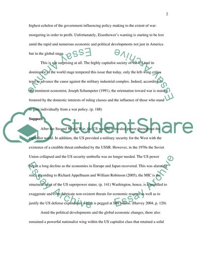 Military Industrial Complex