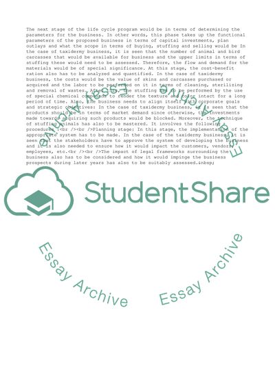 The Phases Used the Standard System Development Life Cycle