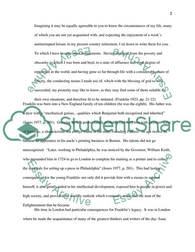 Ben Franklin - Founding Father and Enlightener