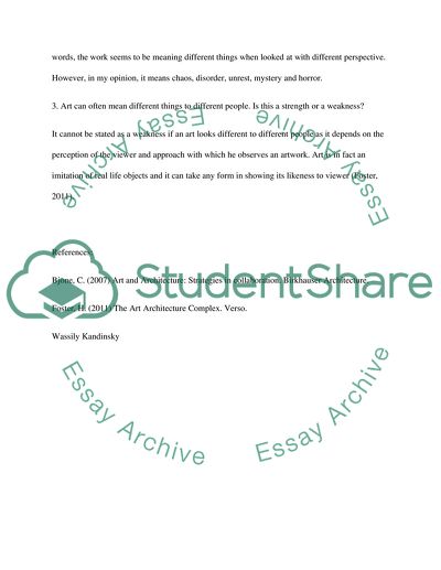 Unit 2 seminar art and Humanities