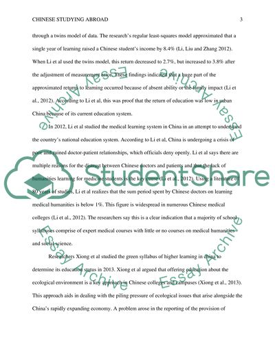 Chinas Financial Allocation to Education