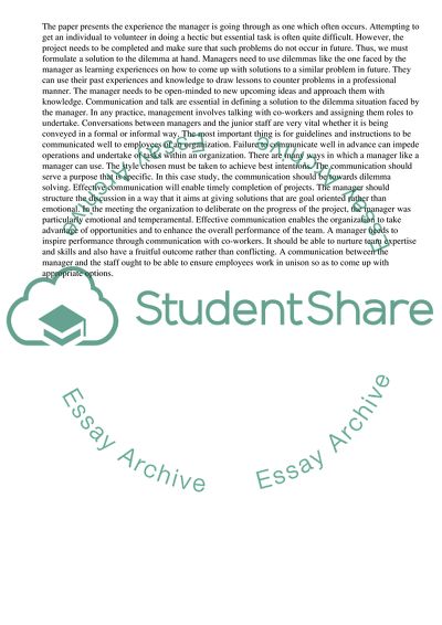 Practitioner Skills for Managers