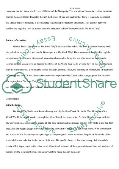 Death in The Book Thief by Markus Zusak