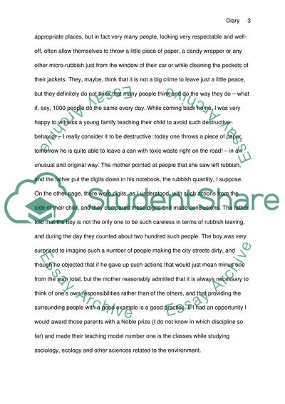 Learning Diary: a Change Is as Good as a Rest