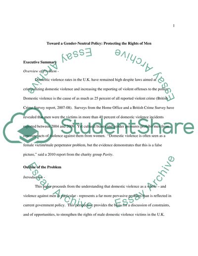 Protecting the Rights of Men