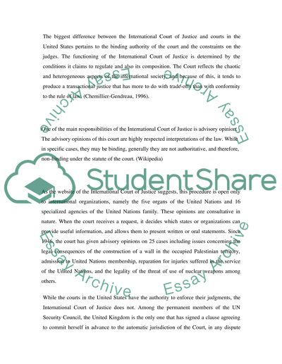 World Court of Justice