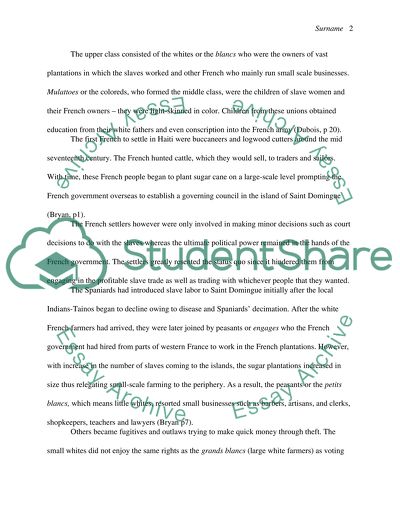 The Story of the Haitian Revolution