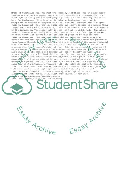 1-5 Myths of Capitalism