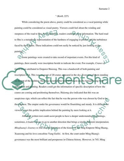 Understanding of Chinese Paintings