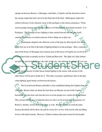 The Turning Point in Romeo and Juliet