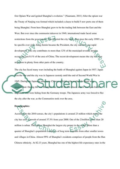 The City of Shanghai