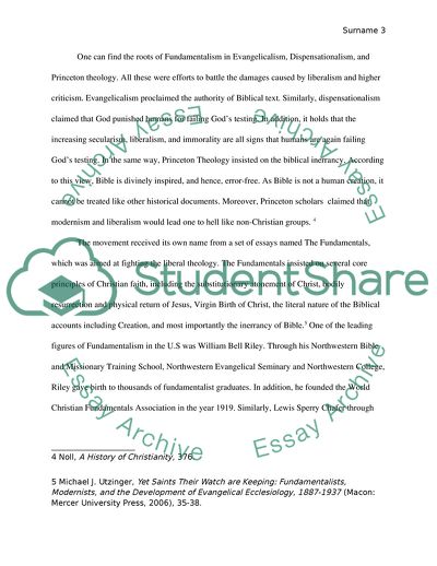 The Rise of Fundamentalism