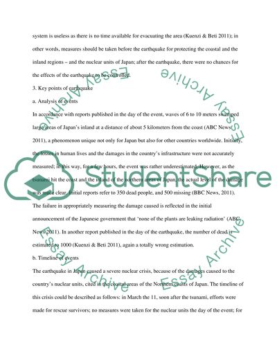 Japan -earthquake, tsunami, and nuclear crisis in international business perspective