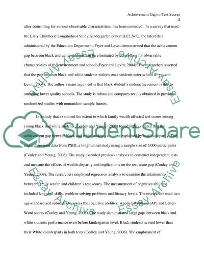 educational achievement research paper