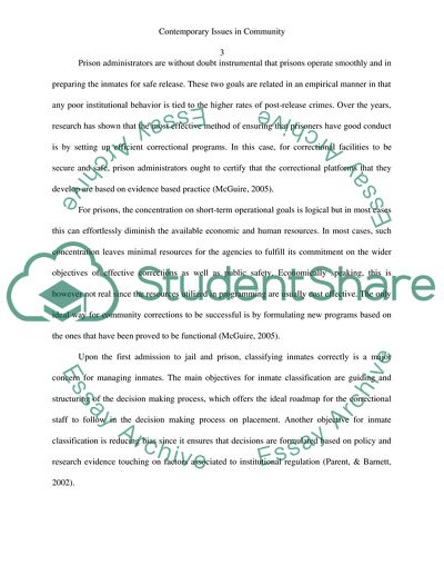 Contemporary Issues in Community