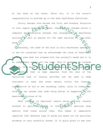 How I would change the U.S. Healthcare system for the better