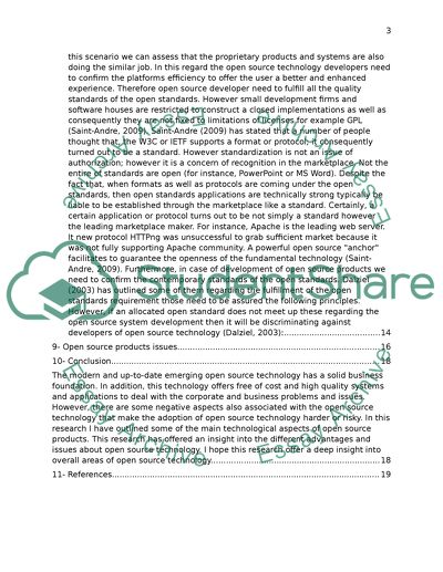 Open Source and Open Standards in E-commerce