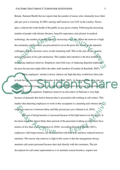 The Success of an Organization