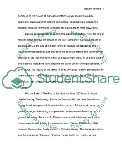 Introduction to Modern Theatre