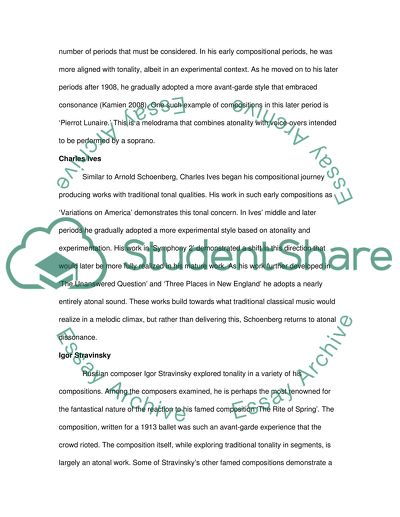 Classical music of 20th and 21st