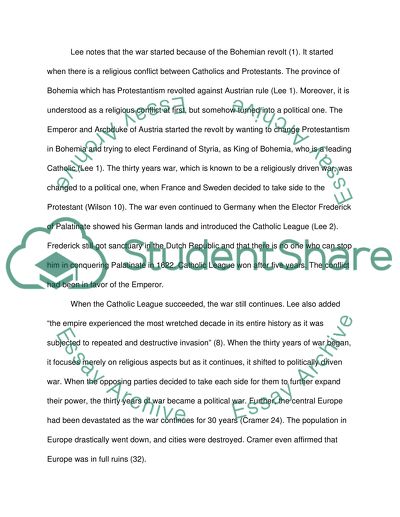 The Thirty Years War