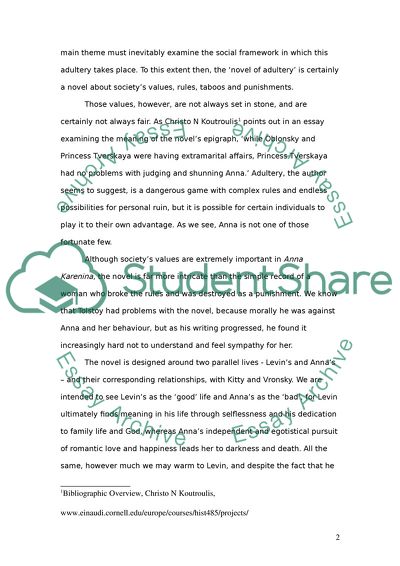 Critique of Society in Anna Karenina
