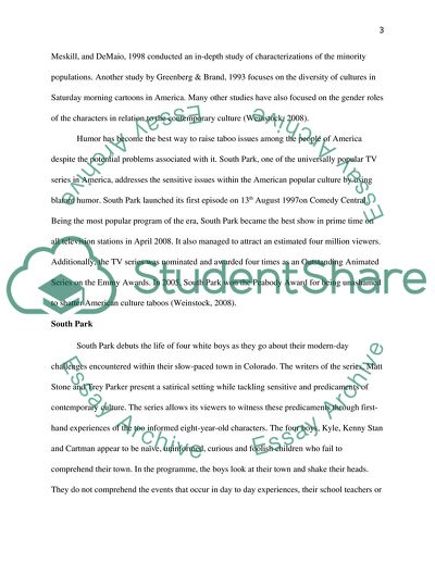 Brash Satire and Unexpected Irony in South Park TV Series