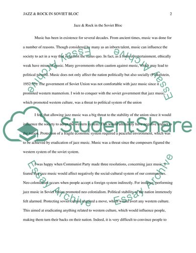 Jazz & Rock in the Soviet Bloc