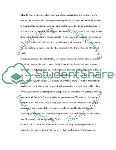 Analytical Tools of Strategic Marketing and Management