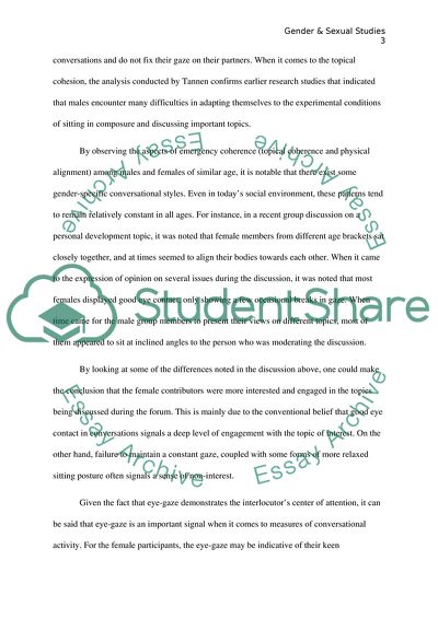 Gender and Discourse