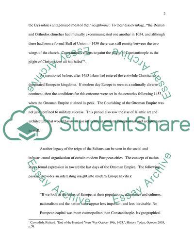 What is the significance of the dates 1453 and 1763 to the emergence of modern Europe