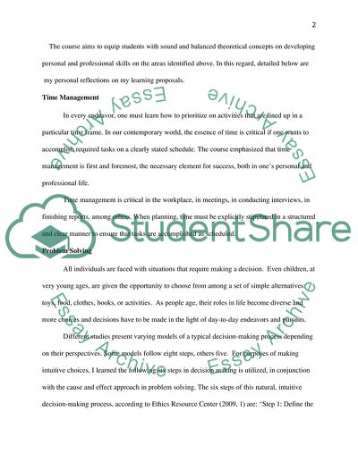 Employability and Professional Development